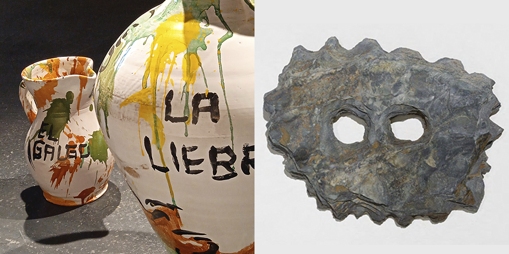 Fernando Renes “La liebre y el galgo”, 2019 y Sérgio Carronha “Sin título”, 2021 Fernando Renes “La liebre y el galgo”, 2019 y Sérgio Carronha “Sin título”, 2021