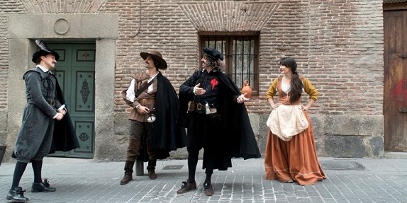 Ruta teatralizada "Letras y espadas". Foto de A. Boyero
